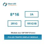 Outdoor P16 ITS Traffic Programmable LED Display Module with 12000cd/m2