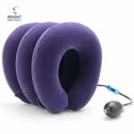 Inflatable neck brace support soft flannel cervical pillows supplier