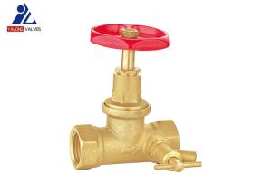 China ISO 228 Handwheel Gas Stop Valve DN15 Brass Stop Cock factory