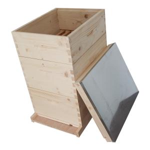 China Fir Wood 10 Frames Bee Box Thick 20mm Honey Langstroth Beehive factory