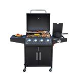 Garden Cart Grill Propane Gas Stainless Steel BBQ Grill with Piezoelectric