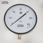 Dial size 250mm bottom M20X1.5 black steel general air pressure gauge company