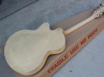 Custom Classic F hole wood natural color hollow body electric guitar colors is