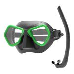 ZMZ Anti-Fog Swimming Goggles Diving Mask and Snorkel Set for Men Women