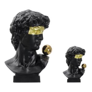 China Home Stainless Steel Resin ODM Art Custom Head Sculpture factory