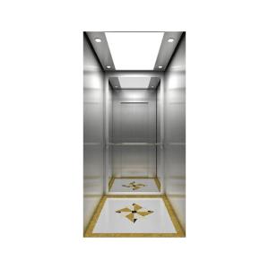 China VVVF Stainless Steel Home Villa Elevator Metal Stoving Small Straight Elevator Ladder factory