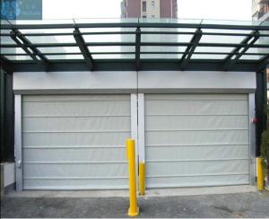 China High Speed 1.2mm PVC Window 0.75KW Roller Shutter Doors factory