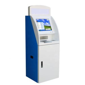 Self Service LCD Ticket Kiosk Automatic Touch Screen Payment Machine