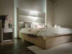Leather Modern King Size Bedroom Furniture Luxury Bed