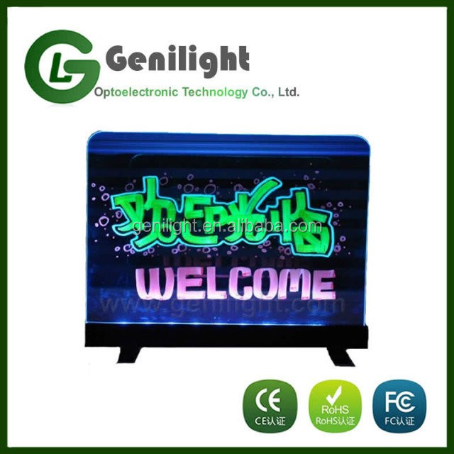 Wireless Remote LED Neon Light Pho Sign with Animation Display Function Panel Size 53*45