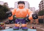 5m high cutom shape advertising inflatable fitness muscle man for GYM promotion