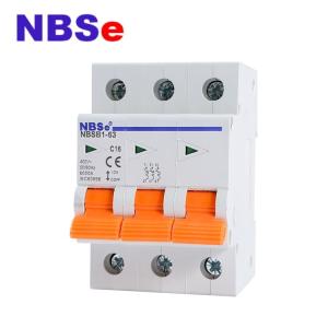 China Overload Protection IEC60898 6kA 3 Pole Circuit Breaker factory