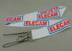 Customized Environment Friendly Heat Transfer Printing Lanyard , custom key