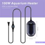 For 50W diving digital display small fish tank heating thermostat with external