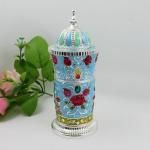 Shinny Gifts High Quality Metal European Enameled Toothpick Holder Vintage Home