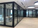 Modern 10mm Movable Glass Partition Walls Easy Installation Modular Glass Office