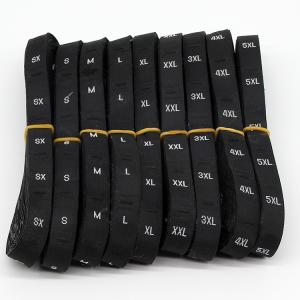 China Woven clothes fabric care label sewing garment label cloth factory