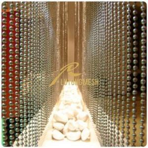 China Metal bead curtain hotel room curtain factory