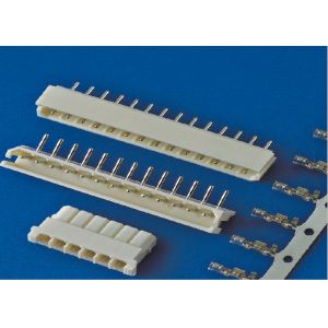 China 2.50mm Pitch Wire to Board Header Right Angle Shrouded Wafer connector with Friction Lock factory