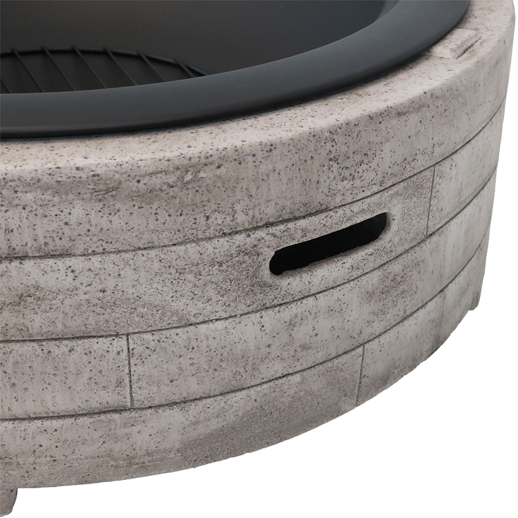 Charcoal Barbecue Grill Fire Pit Bowl for Outdoor Patio Garden Bonfire Camping Picnic