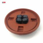 Movable Universal Plant Pot Saucers On Wheels , Plastic Plant Trays Landing Type