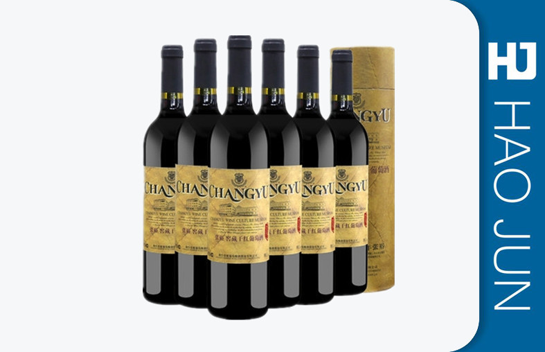 Fashion Cylinder Cardboard Boxes For Wine Bottles , FDA SGS Certification