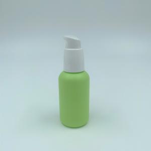 China 1.5oz 50ml Capacity PET Small Plastic Pump Bottles For Serum Essence factory