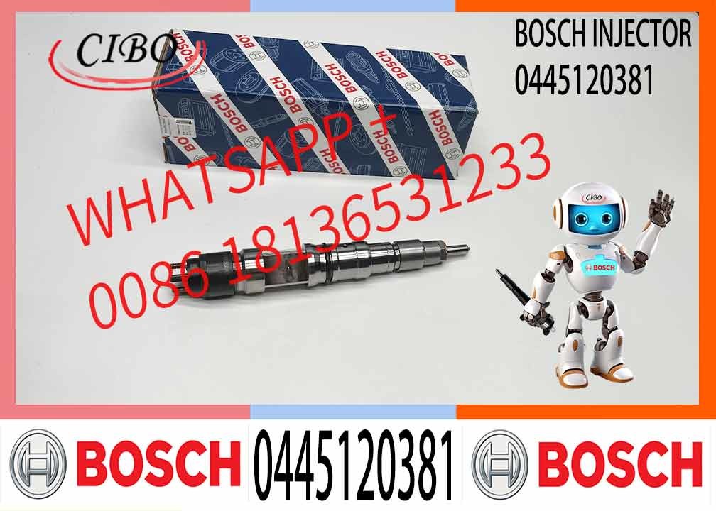 Engine Parts Injector 0 445 120 381 Diesel Fuel Injectors 0445 120 381 Injector Nozzles for 0445120381