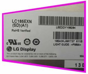 China LG 18.5 Inch LCD TV Panel LC185EXN-SCA1 30 Pin 16.7M Color 300cd/m2 Brightness factory