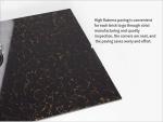 Square Shiny Porcelain Floor Tiles 600*600mm Black Gold Rose Polished