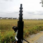 Tripod 15M Hand Push Sectional 10KG Portable Antenna Mast