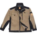 35% Cotton Zip Up Work Jacket , 250gsm Outdoor Work Jacket Mens