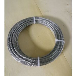 High Breaking Load Electric 7x7 Galvanized Wire Rope 1.5mm