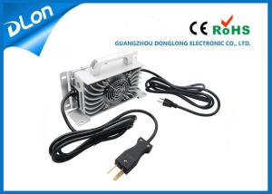 China Dlon 36V Waterproof golf cart charger 36v 18a lead acid / lithium / lifepo4 battery charger with 2 crowfoots plug factory