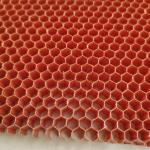 Sound Insulation Aramid Honeycomb Core 400x400mm For Railway Transporation
