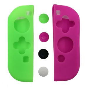 China For Nintendo Switch HOXC 2 Pair Compatible Colorful Protective Cases For Nintendo Switch And Joy-Con OLED Controller With 13 Thumbstick Covers on sale