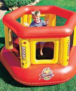 China Red Mini Ring Arena Bouncer , Inflatable Amusement Park For Kids factory