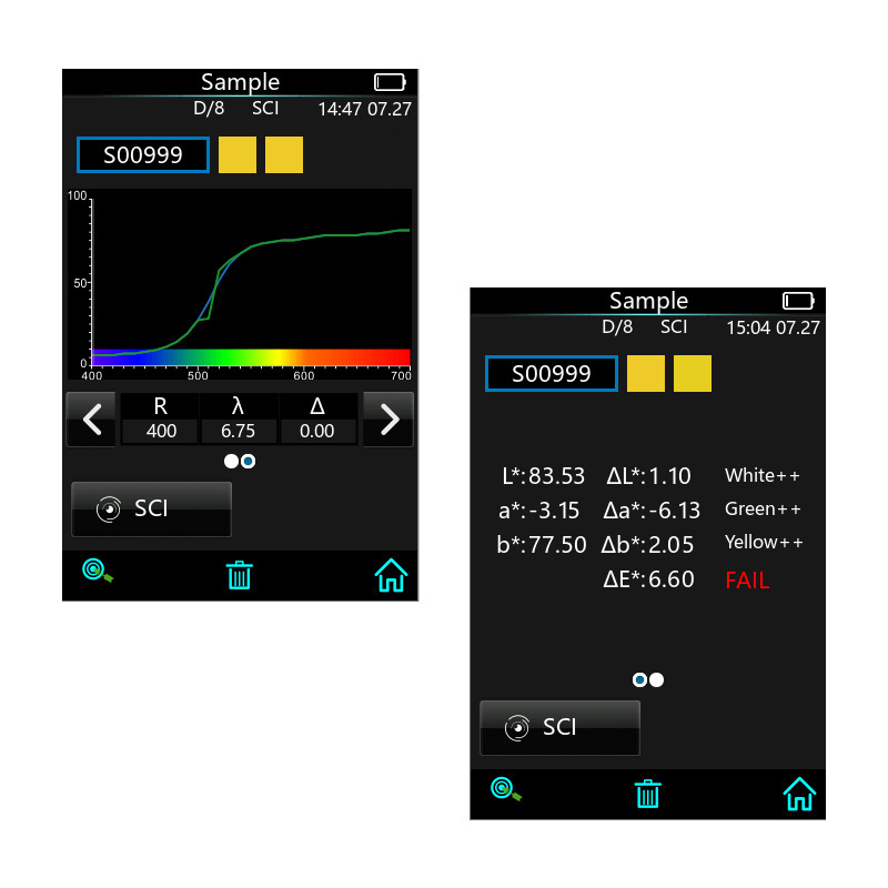 3nh 400 - 700nm Color Spectrophotometer With APP Software