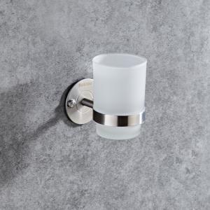 China Tumbler holder 83503-Round&amp;Stainless steel 304&amp;Brush,glass &amp;Bathroom Accessories&amp;kitchen,Sanitary Hardware factory