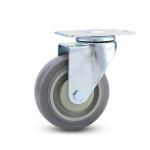 110kg Maximum Load 3-5inch Industry Mute Furniture Swivel with Brake Caster
