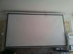 CE UL Certificate Automatic Projection Screen 133" 16:9 Digital Projector Fabric