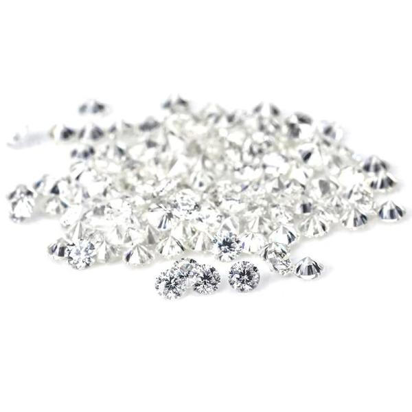 Melee Moissanite Diamond Per Carat Round Cut DEF Small Size Moissanite VVS1 Lab