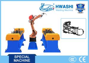 China Stainless steel / Aluminum / Titanium MIG Arc Welding Robot for Motorcycle frame factory