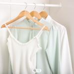 Wardrobe Heavy Duty Wooden Coat Hangers , 17.5in Large Wooden Coat Hangers