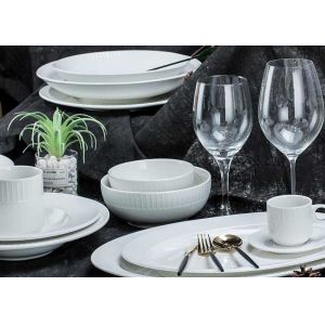OEM ODM Available Thick 16Pc 20Pc Ceramic Dinnerware Set