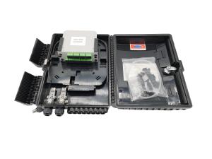 China GPON Wall Mounted Plastic 1X16 Splitter Fiber Optic Cable Termination Box NAP CTO factory