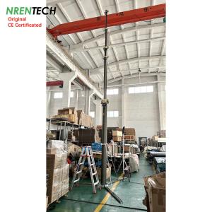 China 20m lockable pneumatic telescopic mast 30kg payloads-3.7m closed height-for antenna factory