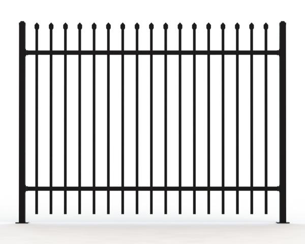 Australia Standard Steel Tubular Fence for Sale available 2 rail ,3 rails and 4