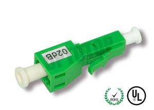 China LC APC Fiber Optic Attenuator 1310 / 1550nm , High Return Loss Type factory