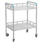 Hospital special trolley ABS material silver trolley with wheels